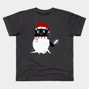 Stabby Snowcat Kids T-Shirt